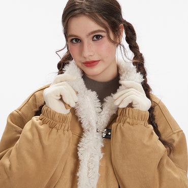 Sherpa-Lined Toggle Coat