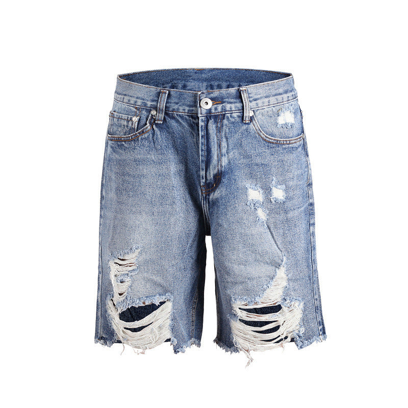 Loose Dad Denim Shorts