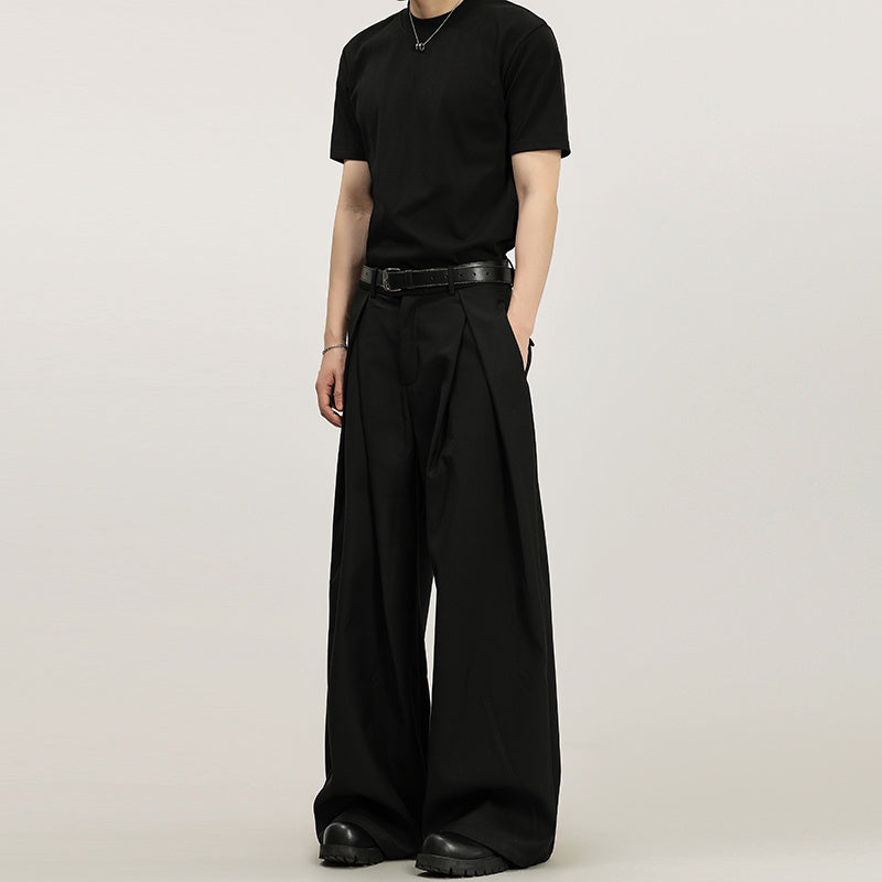 Breeze‑Fold Summer Pleated Trousers