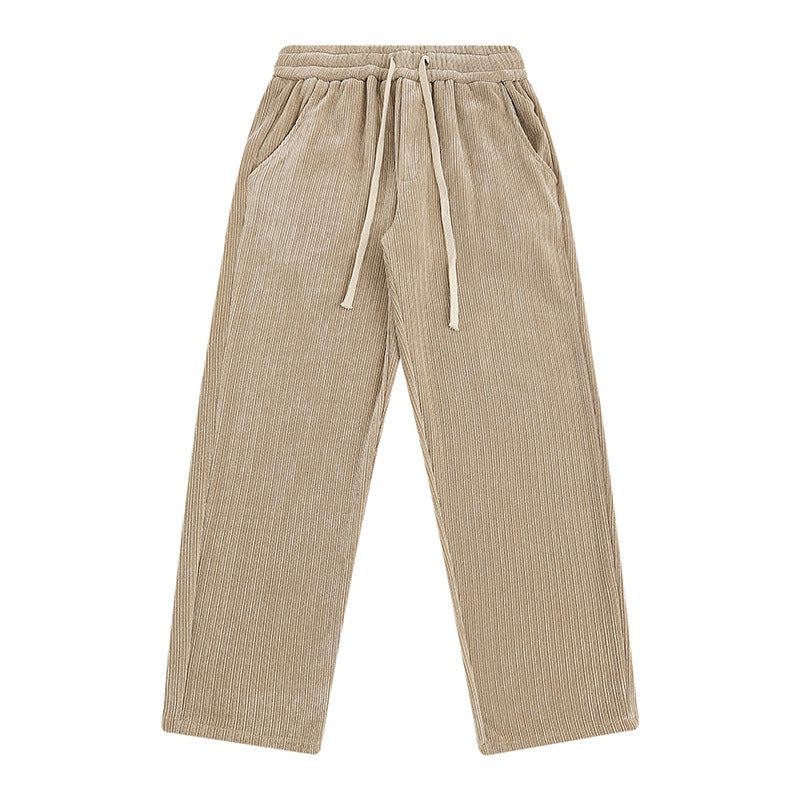 Corduroy Draped Knit Sweatpants