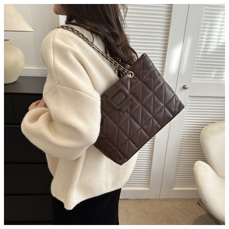 Chic Chanel-style Rhombus Chain Bag