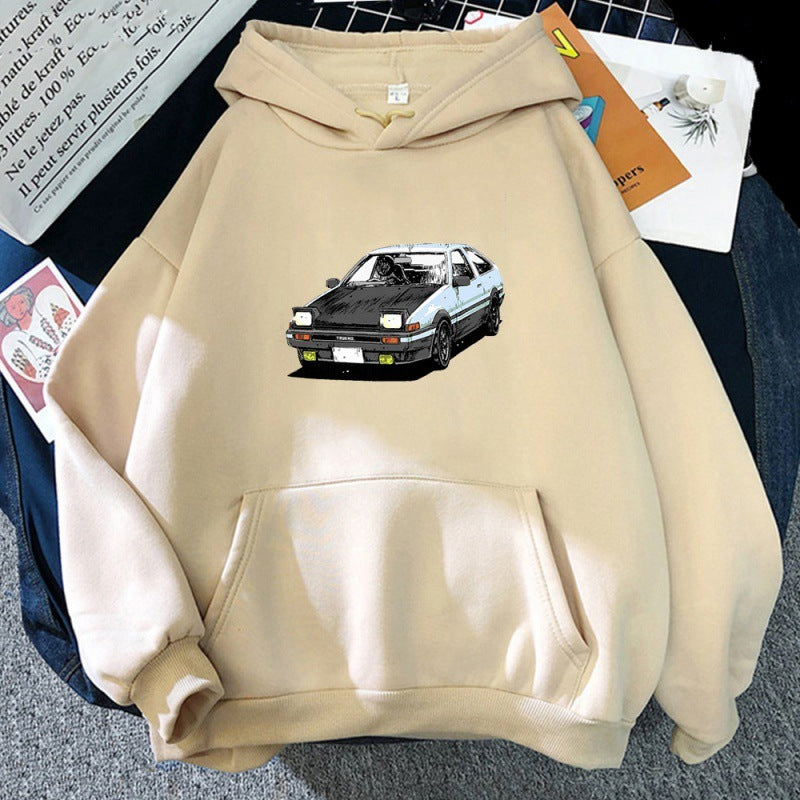Car Printed Hoodie