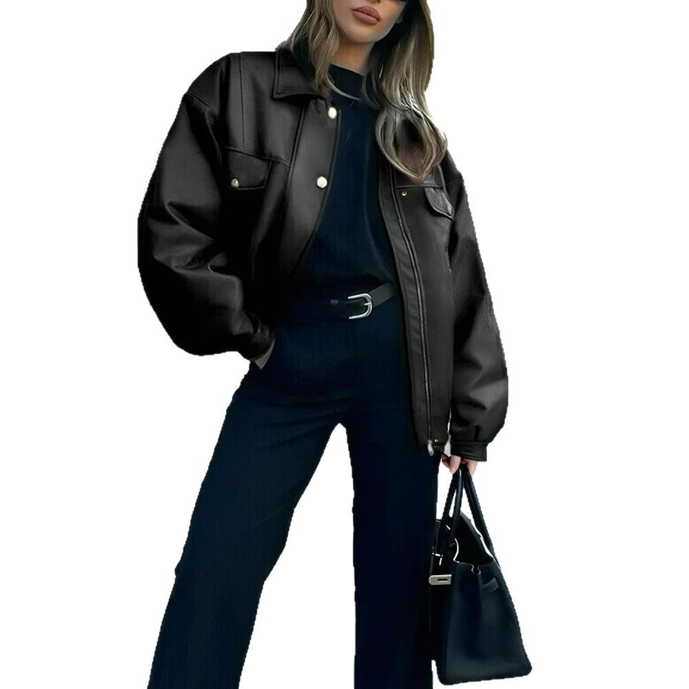 Lapel Motorcycle Jacket