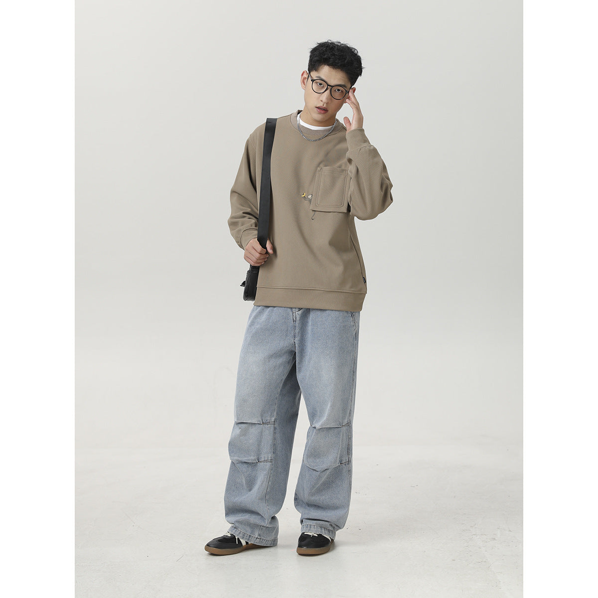 Seamline Panel Jeans