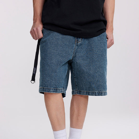 Retro Dark Denim Shorts