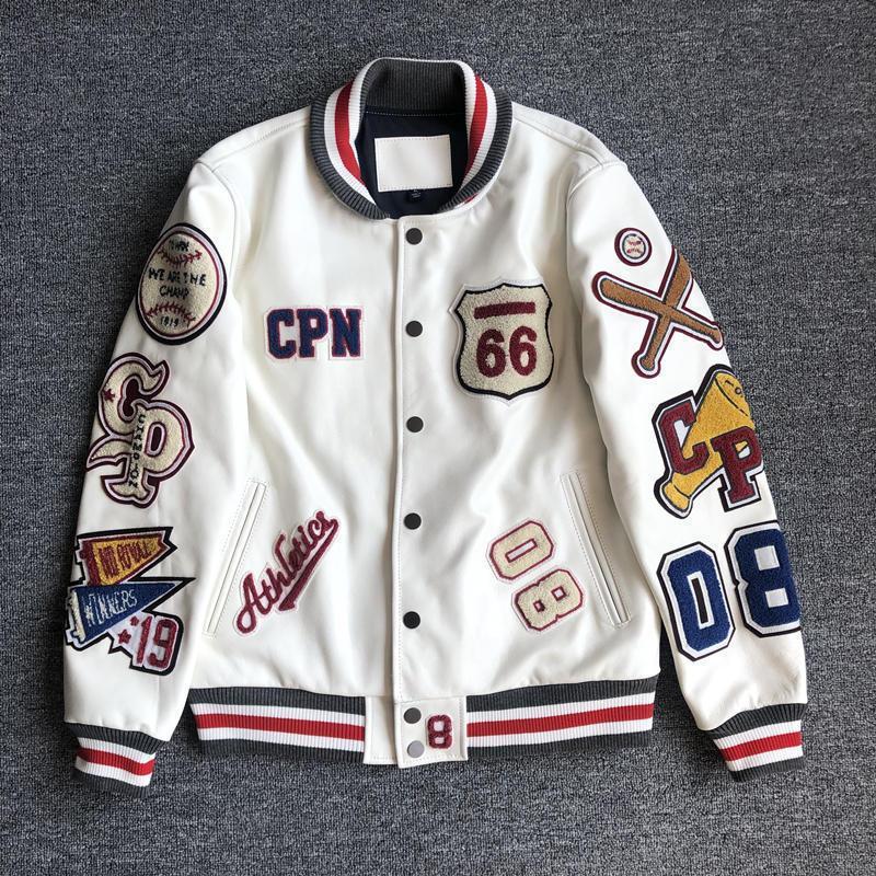 Leather Bomber Jacket