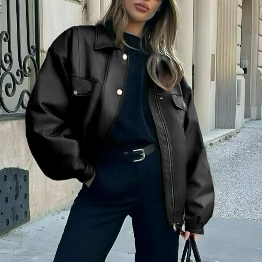 Lapel Motorcycle Jacket