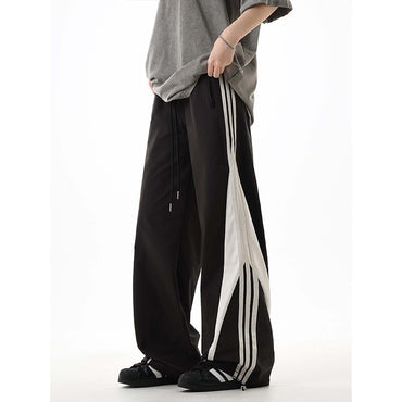 American Retro Striped Sweatpant