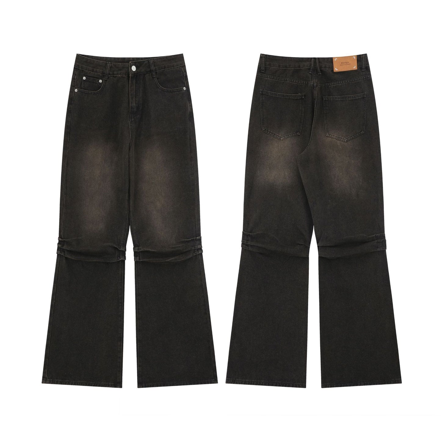 Gradient Distressed Jeans