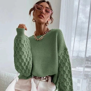 Pullover Knitting Round Neck Sweaters