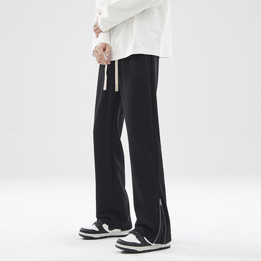 Slit-Hem Sweatpants