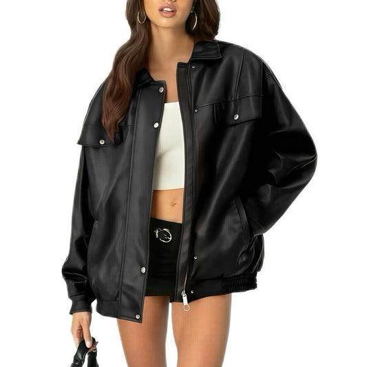 Lapel Motorcycle Jacket