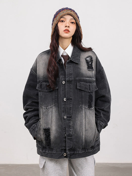 Denim Grid Jacket