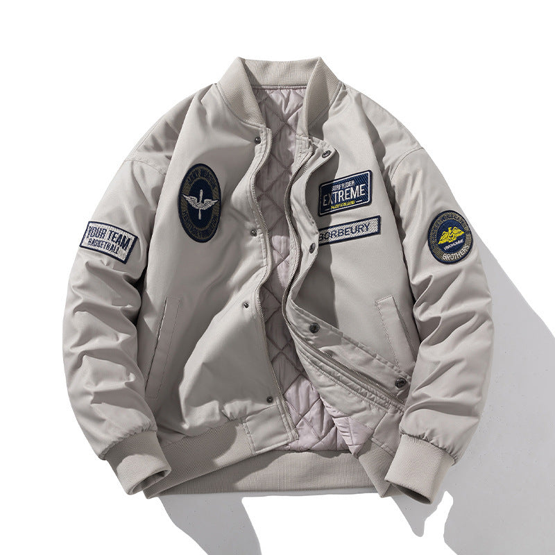 Japanese Style Embroidery Bomber Jacket