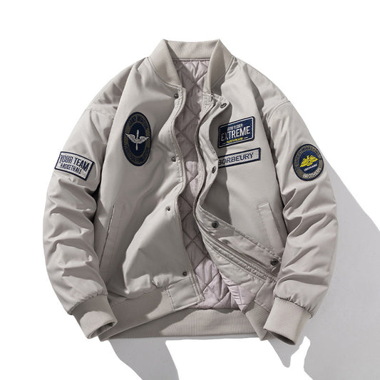 Japanese Style Embroidery Bomber Jacket