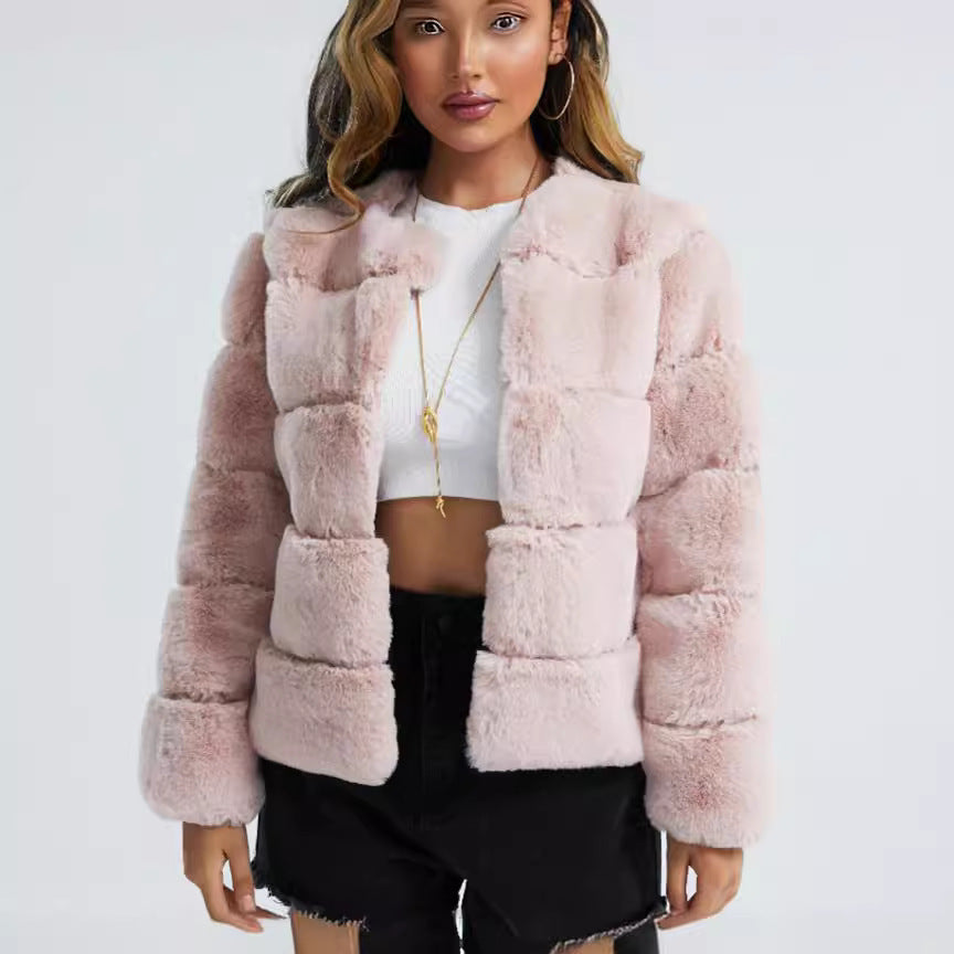 Artificial Fox Fur Coat