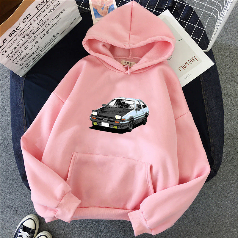 Car Printed Hoodie