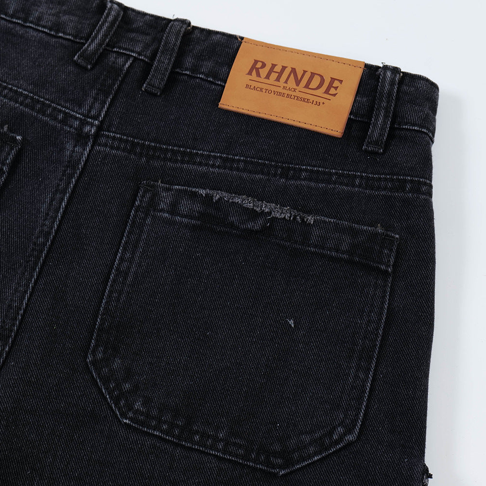 Multi-Pocket Workwear Denim