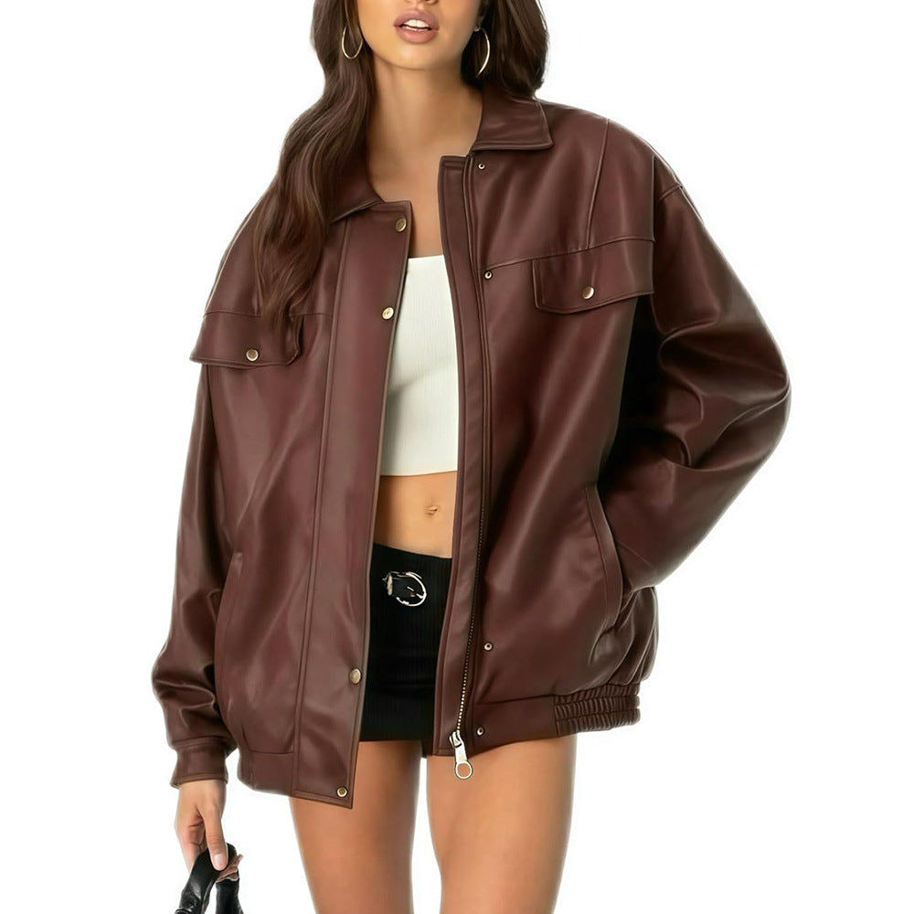 Lapel Motorcycle Jacket