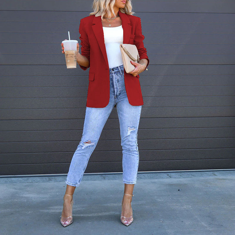 Open Front Jacket Blazer
