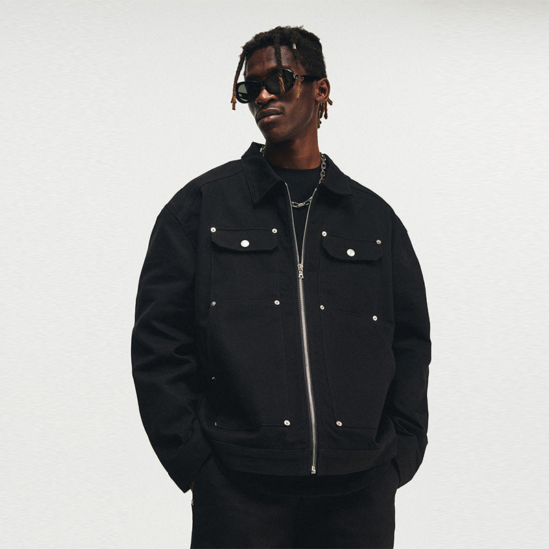 Retro Washed Denim Jacket
