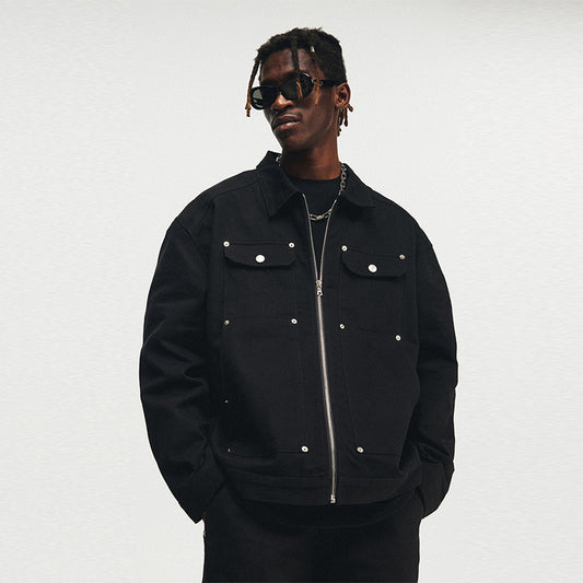 Retro Washed Denim Jacket