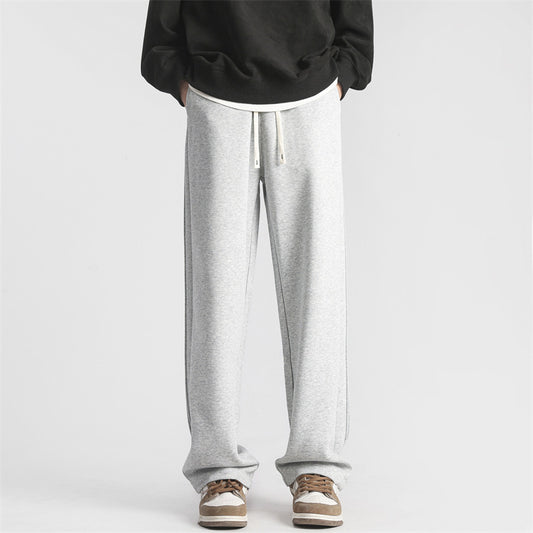 New Drawstring Straight Sweatpant