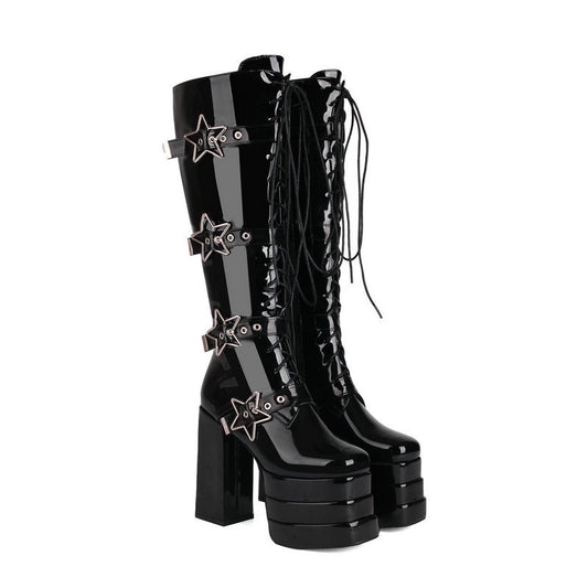 Five-pointed Star Lace-up