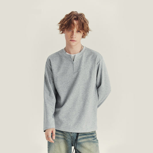 Half-Zip Pullover Sweatshirt