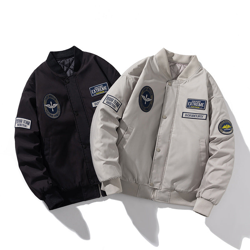 Japanese Style Embroidery Bomber Jacket