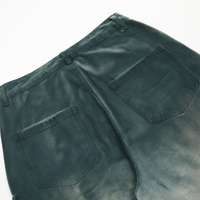 Hand Painted Paint Loose Denim