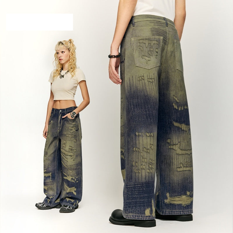 Street Fashion Printed Denim