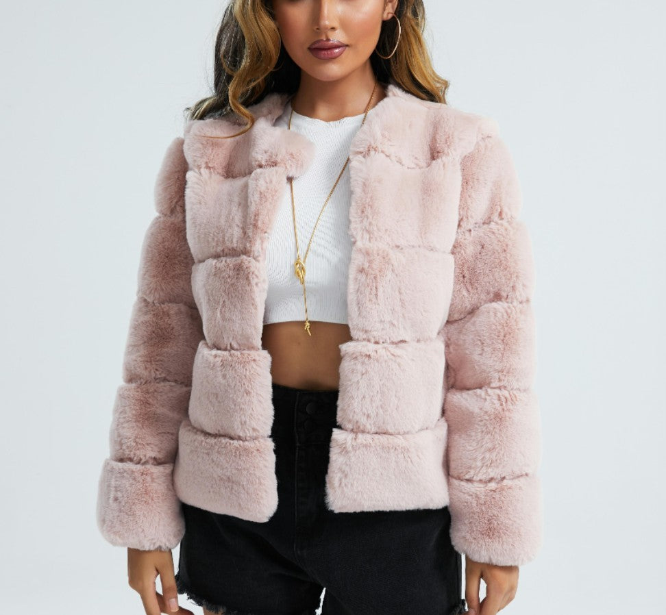 Artificial Fox Fur Coat