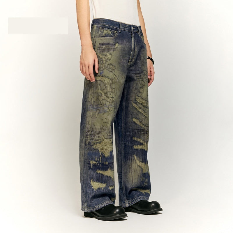 Street Fashion Printed Denim