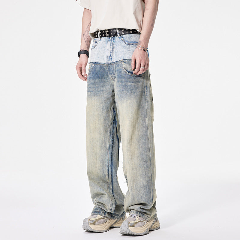 Loose Wide Leg Straight Denim