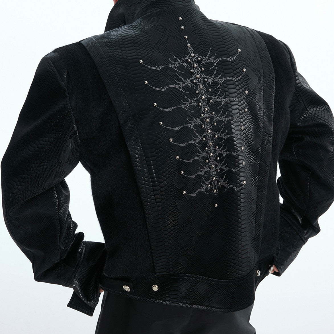 Snakeskin Stitching Jacket