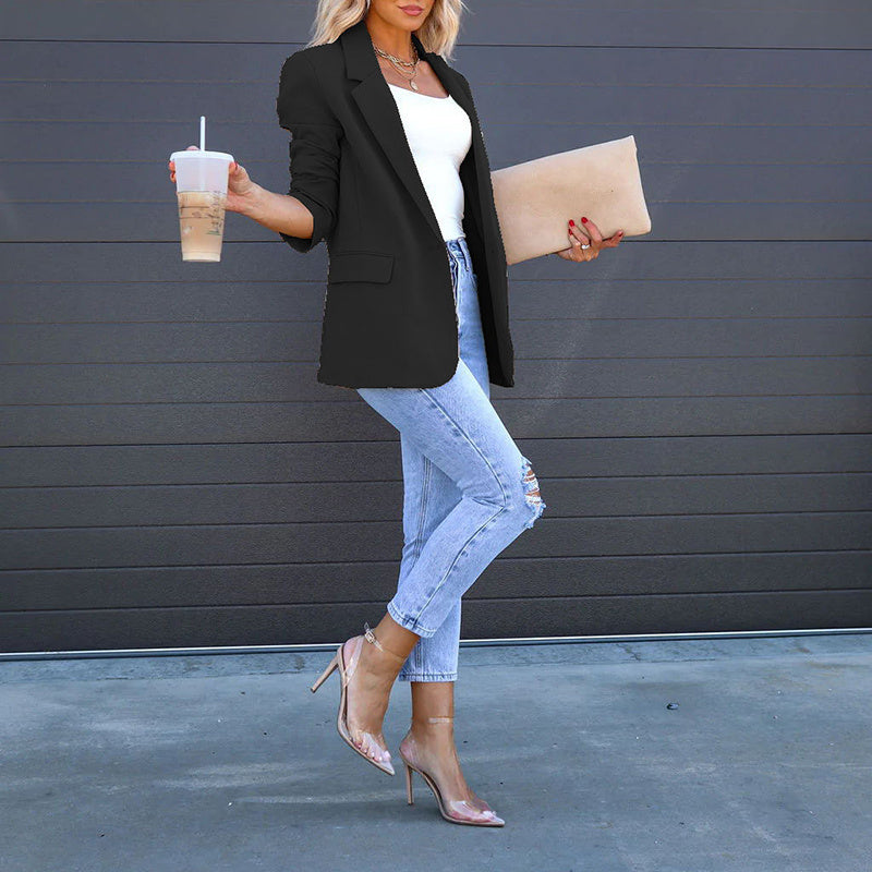 Open Front Jacket Blazer