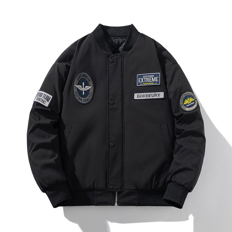 Japanese Style Embroidery Bomber Jacket