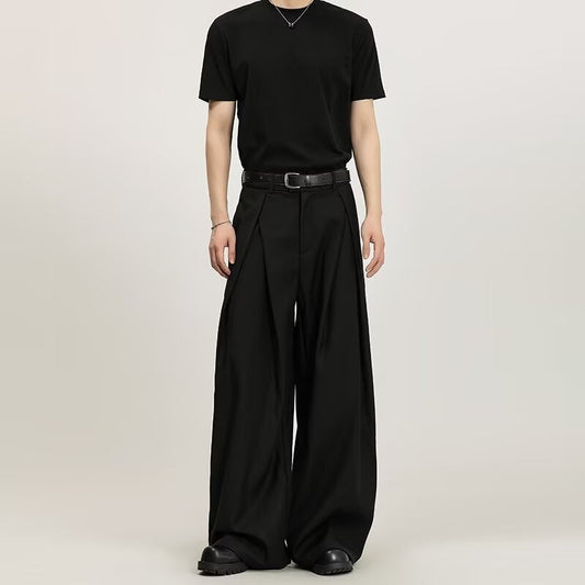 Breeze‑Fold Summer Pleated Trousers