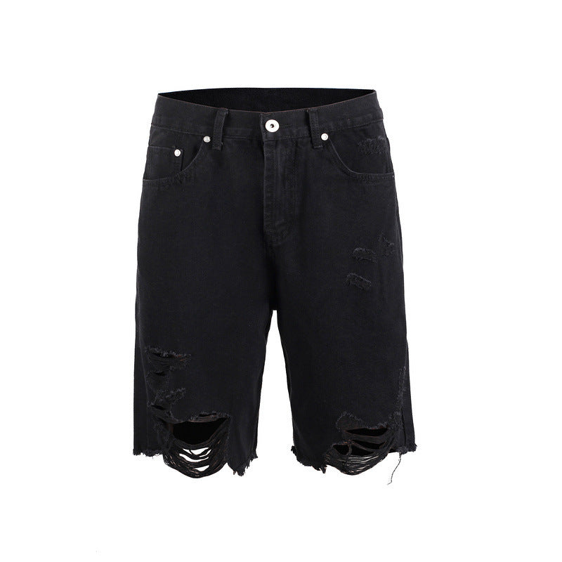 Loose Dad Denim Shorts