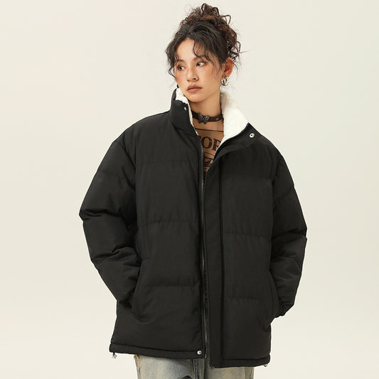 Fleece-Lined Puffer Jacket