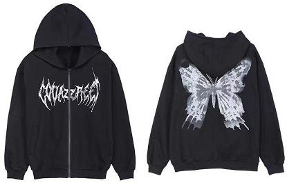 Loose Street Sports Zipper Cardigan