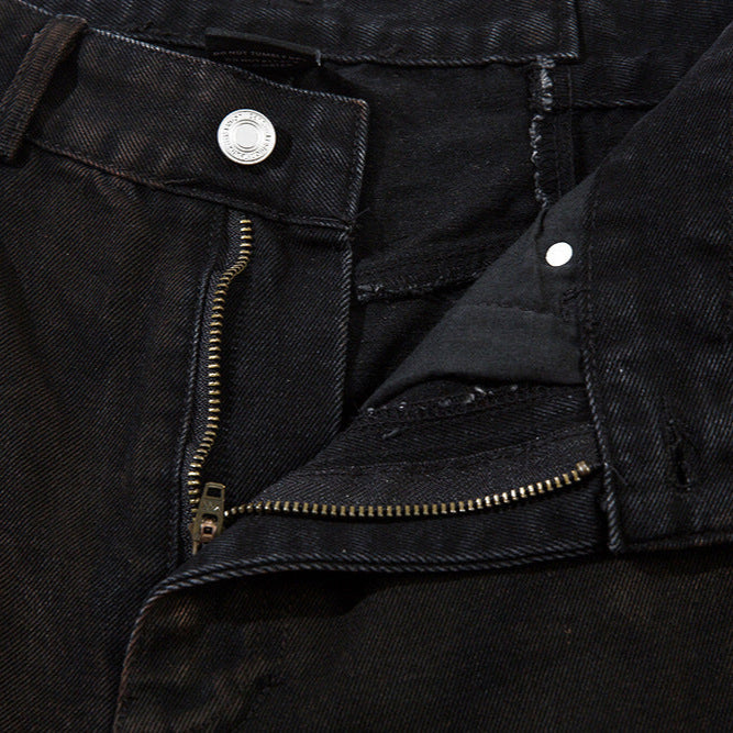 Waste Soil Spray Painting Denim