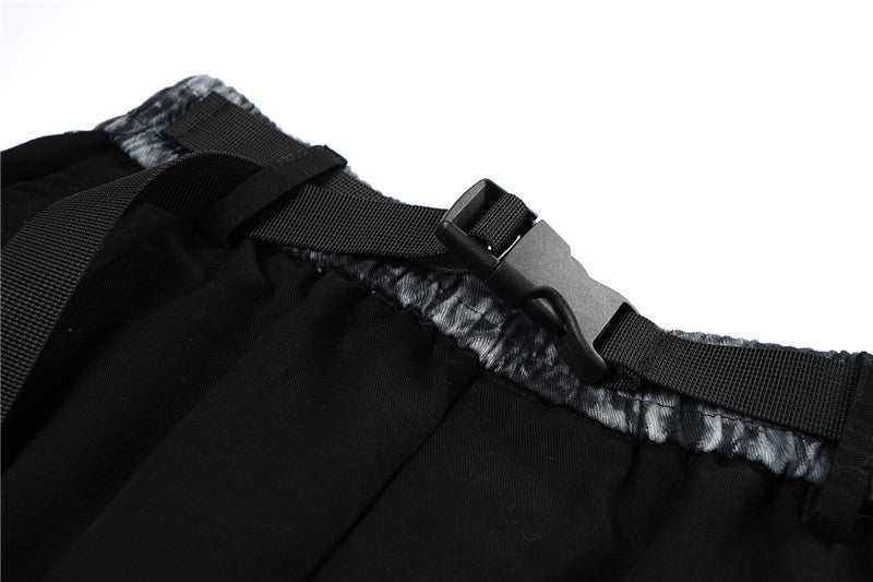 Tie Dye Panel Cargo Pants