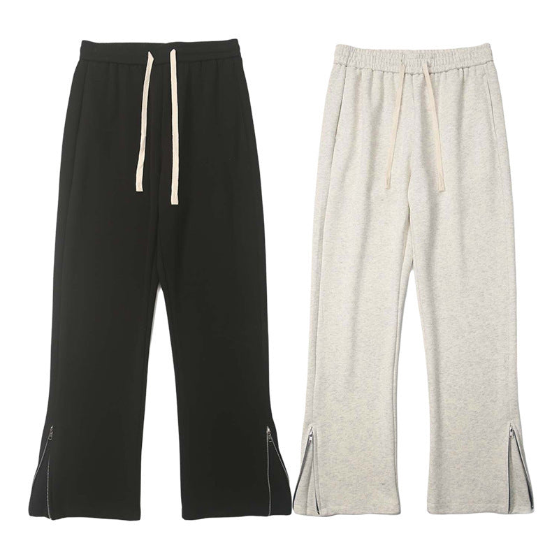 Slit-Hem Sweatpants
