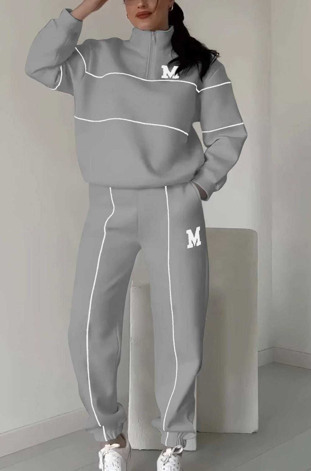 Hoodless Pullover Sweatshirt
