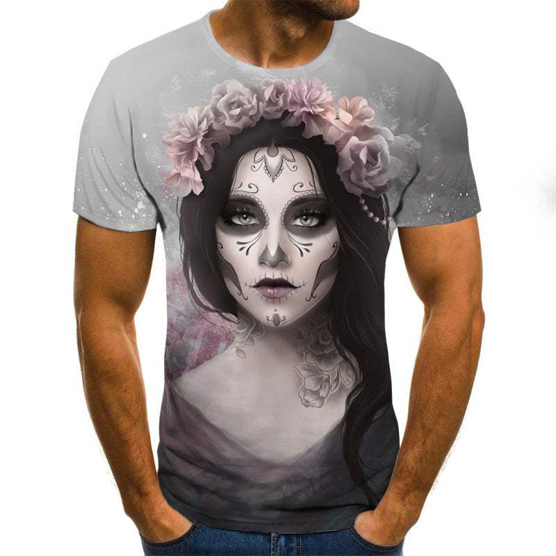 3DT Horror Skull Short Sleeve