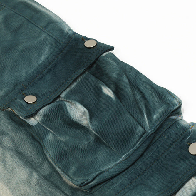 Hand Painted Paint Loose Denim