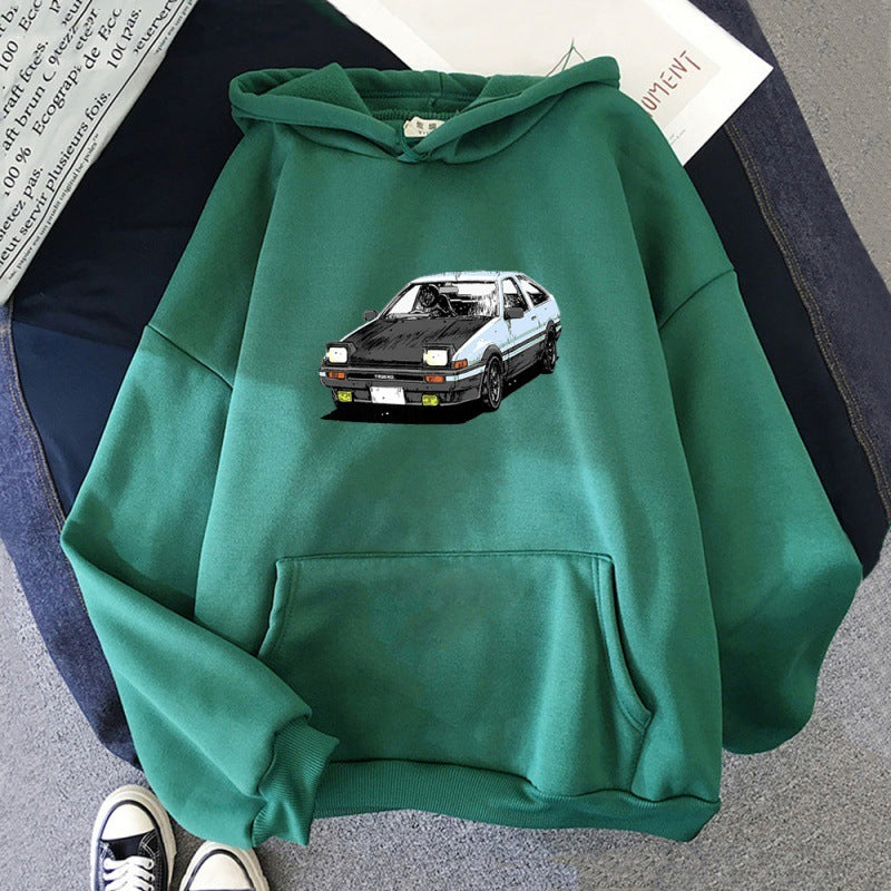Car Printed Hoodie