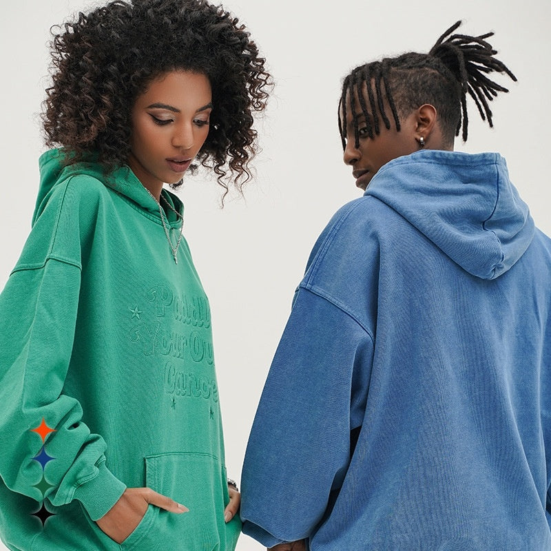 Men's Street Batik  Embroidered Hoodie